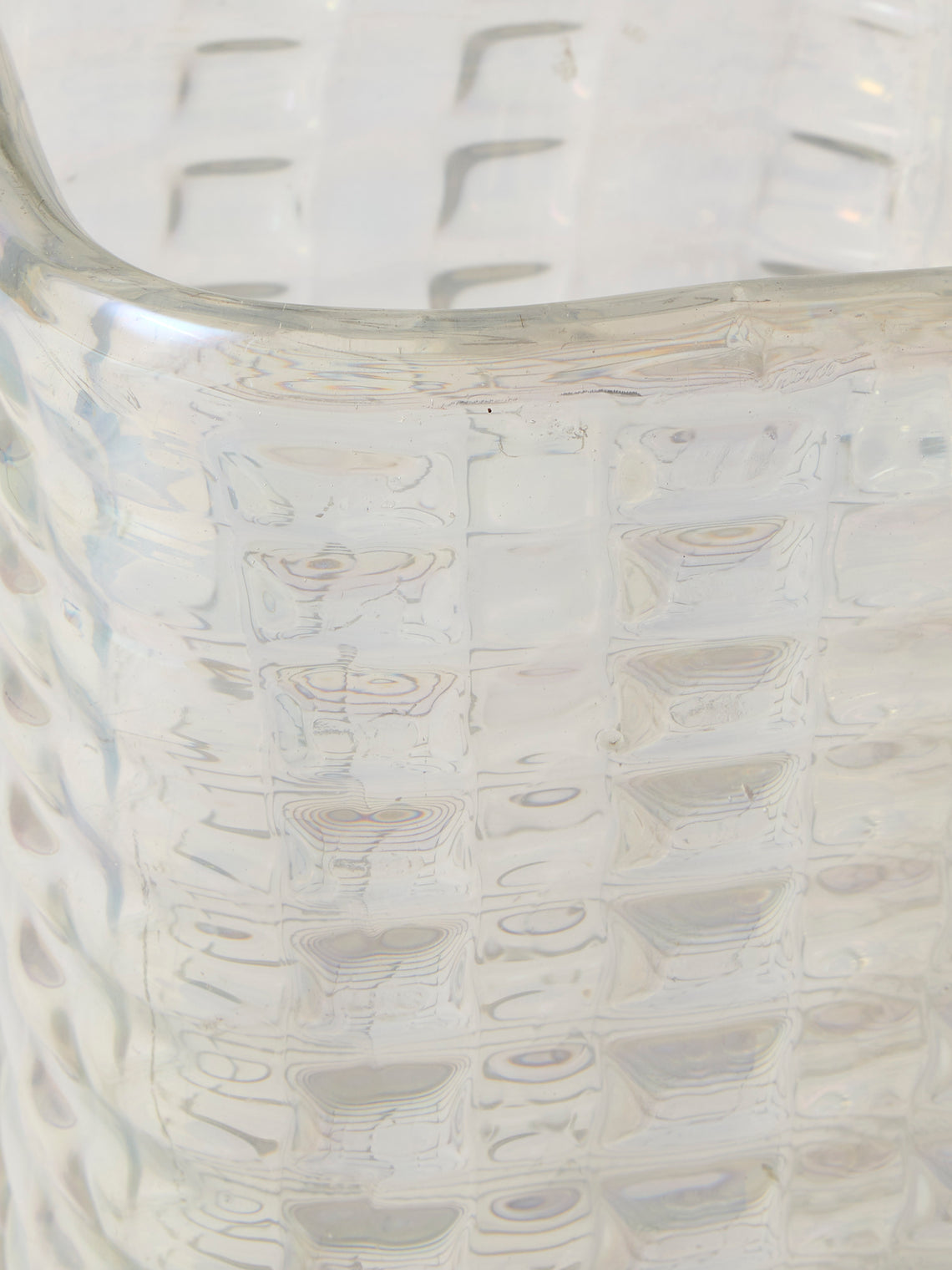 Antique and Vintage - 1950 Ercole Barovier Mold-Blown Vase - Clear - ABASK