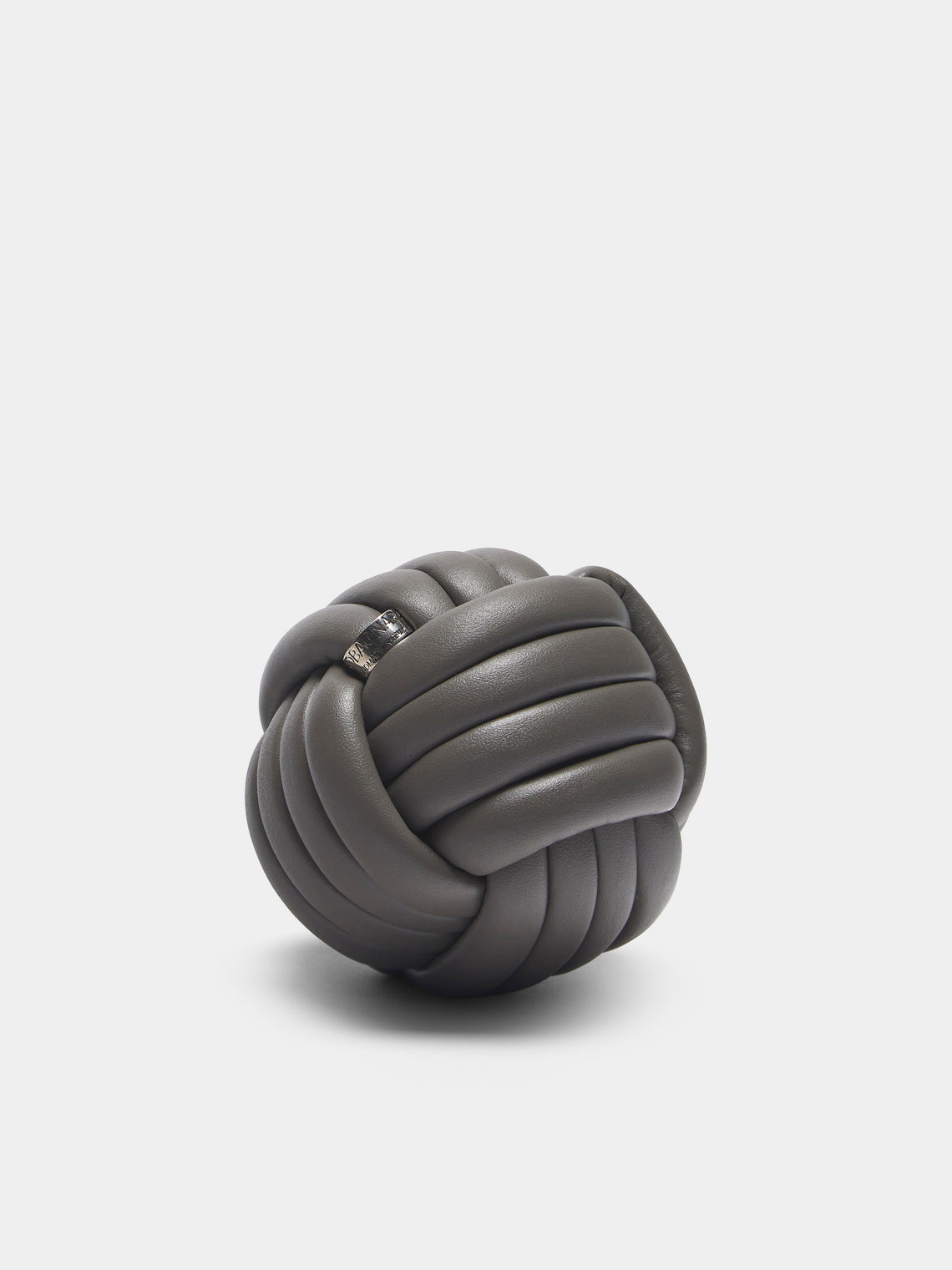 Giobagnara - Nodo Leather Paperweight - Gray - ABASK - 