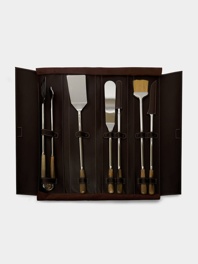 Lorenzi Milano - Zebu Horn Barbecue Utensils (Set of 6) -  - ABASK - 