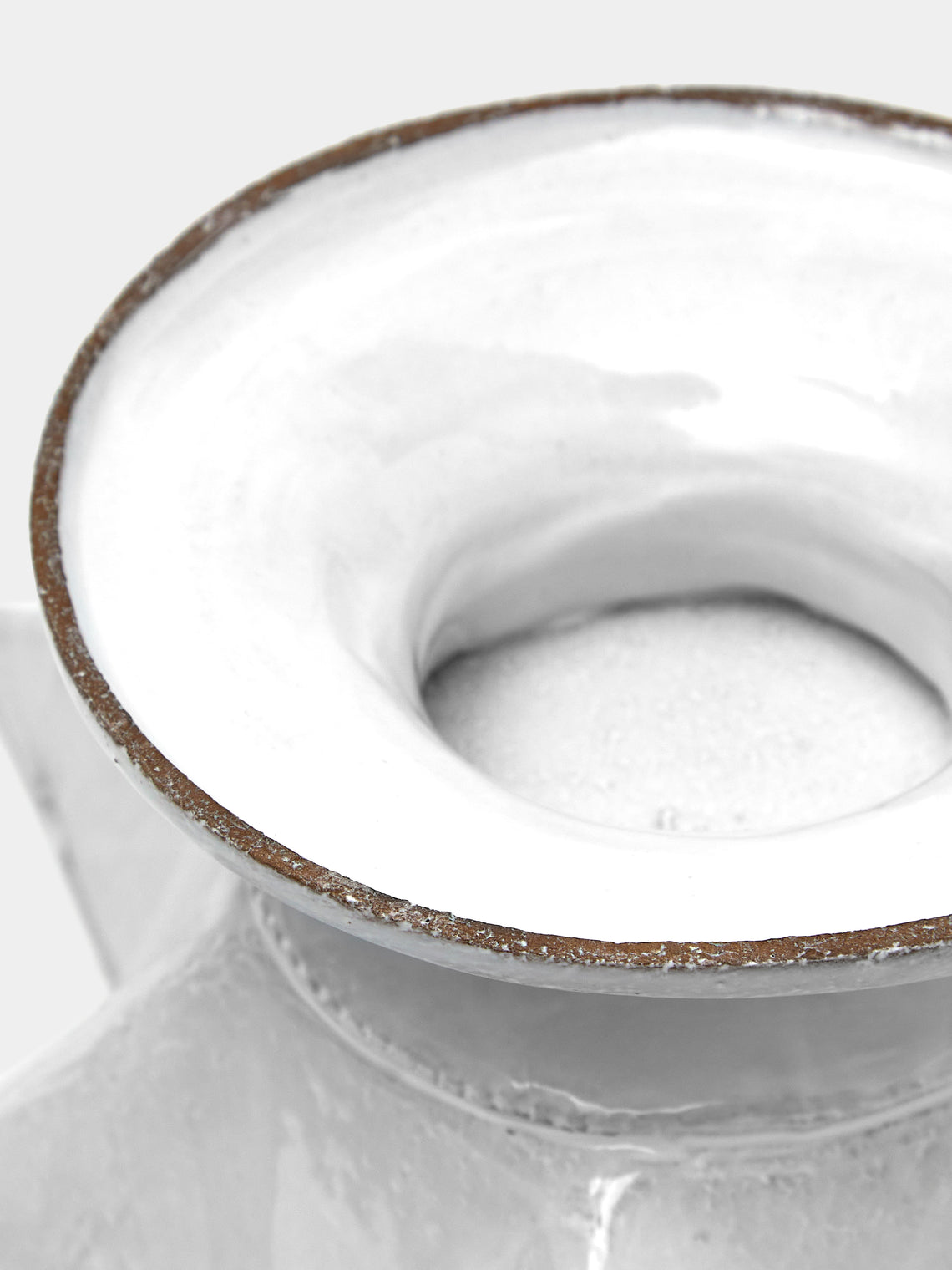 Astier de Villatte - Hand-Glazed Ceramic Stand - White - ABASK