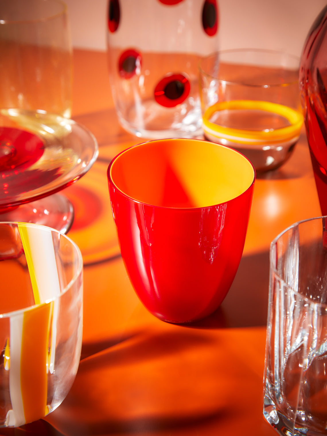 Carlo Moretti - Pirus Hand-Blown Murano Glass Tumbler -  - ABASK