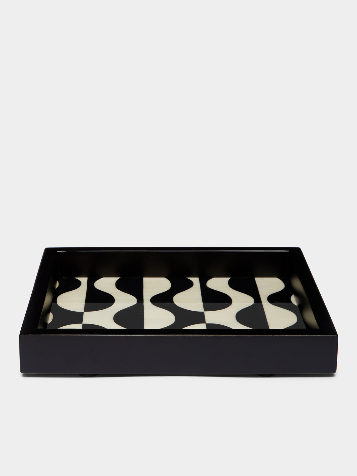 Biagio Barile - Waves Wood Inlay Tray -  - ABASK
