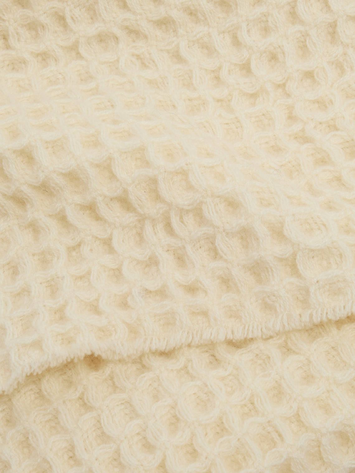 Alonpi - Sasha Cashmere Blanket (72in/1.8m) - White - ABASK
