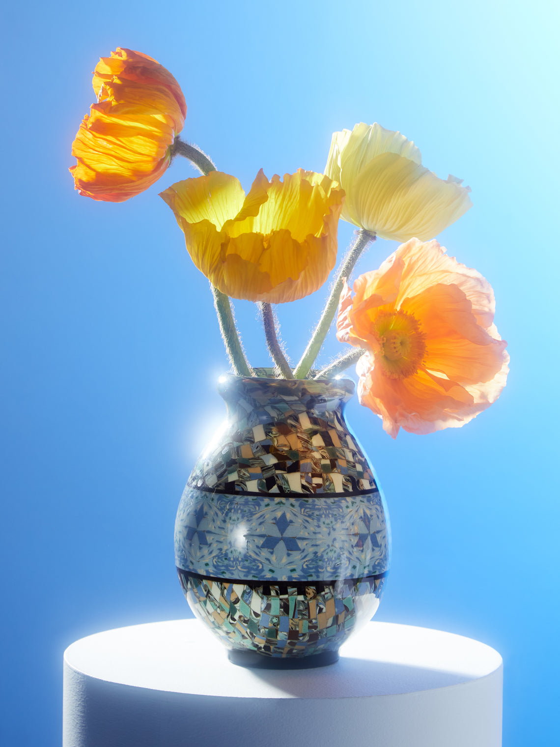Antique and Vintage - 1950s Jean Gerbino Vallauris Ceramic Vase -  - ABASK