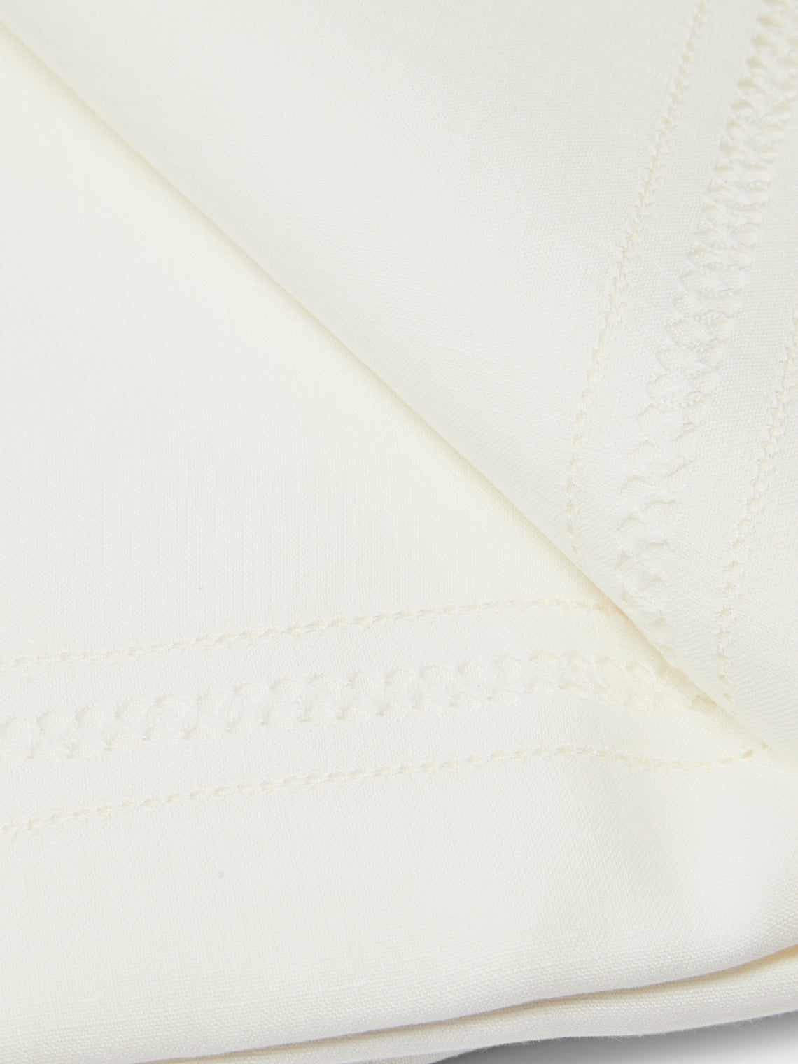 Volga Linen - Diamond-Stitch Linen Standard Pillowcases (Set of 2) -  - ABASK