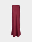 Ryan Roche - Silk Bias Long Skirt | Size: S - Red - ABASK - 
