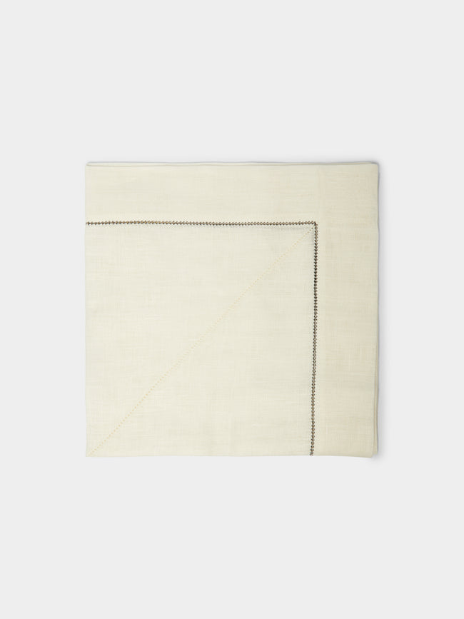 Peter Speliopoulos Projects - Hem-Stitch Linen Napkins (Set of 4) -  - ABASK - 