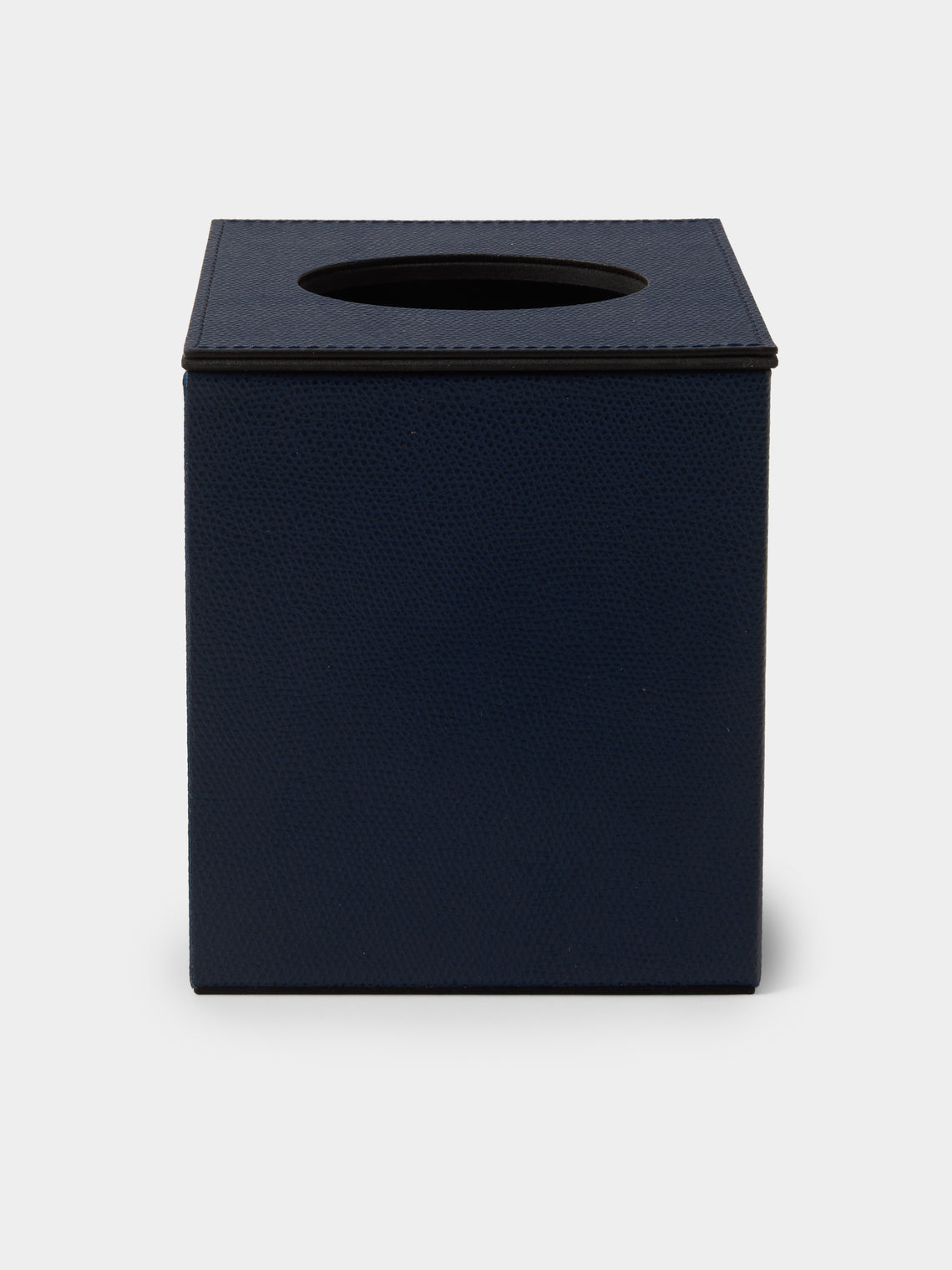 Pinetti - Leather Magnetic Tissue Box - Navy - ABASK - 