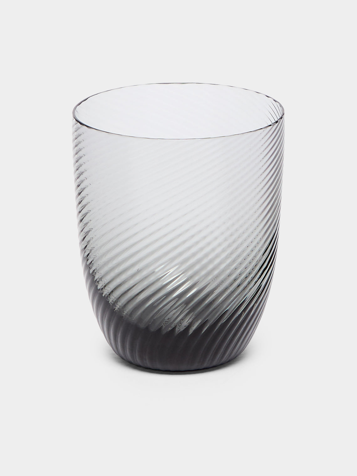NasonMoretti - Idra Hand-Blown Murano Glass Tumblers (Set of 6) - Gray - ABASK