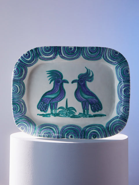 Antique and Vintage - 1950s Thun Ceramic Platter -  - ABASK
