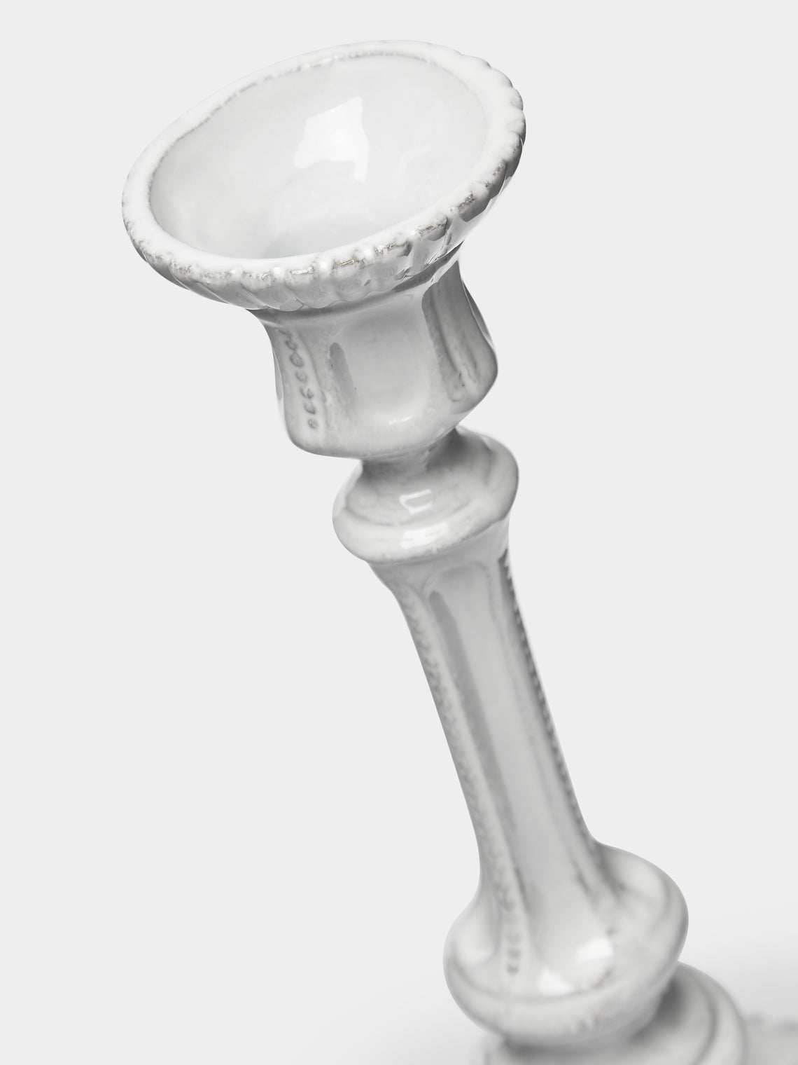 Astier de Villatte - Gisele Hand-Glazed Ceramic Candlestick -  - ABASK