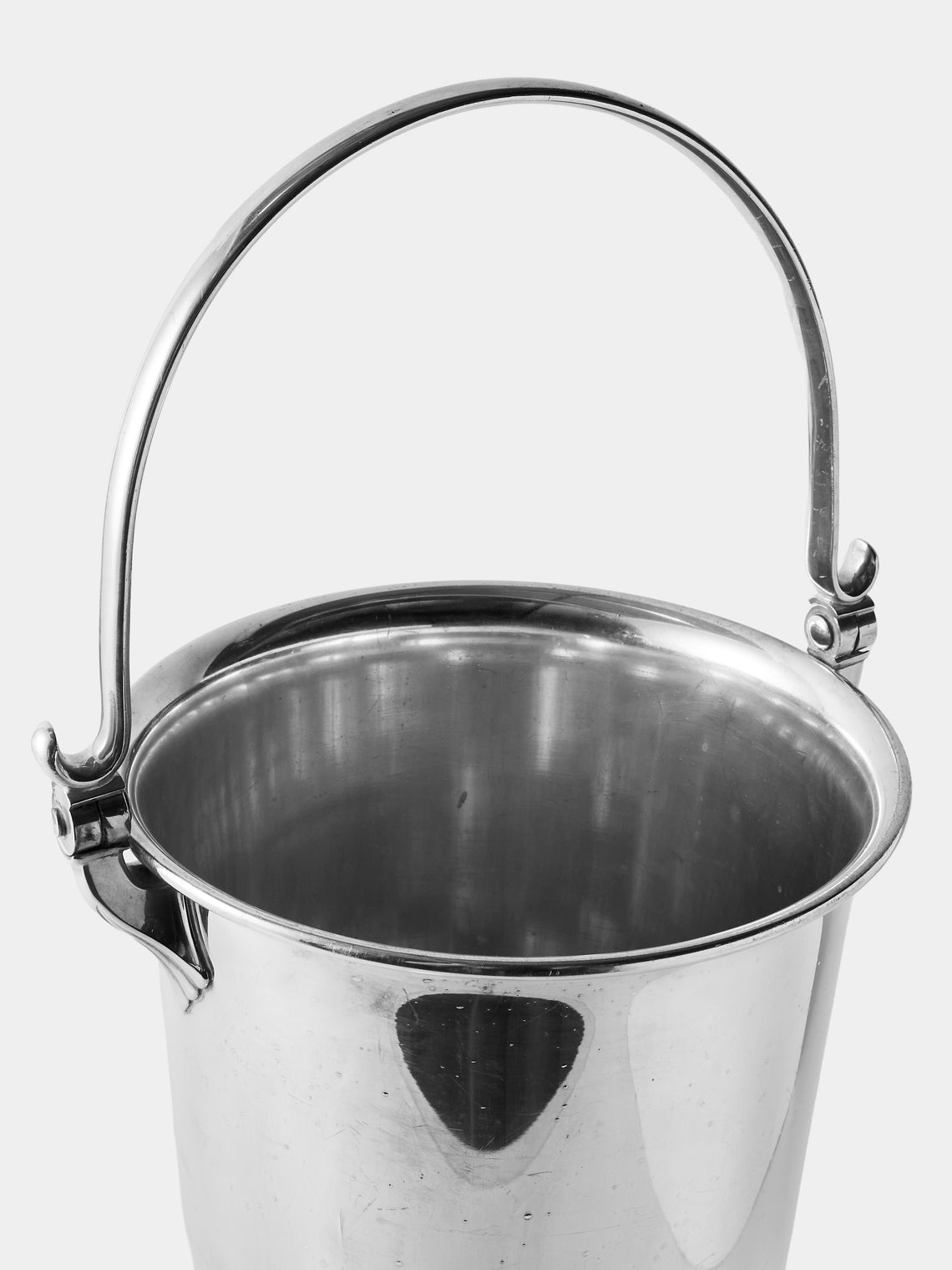 Antique and Vintage - Mid-Century Silver-Plated Magnum Bucket - Silver - ABASK