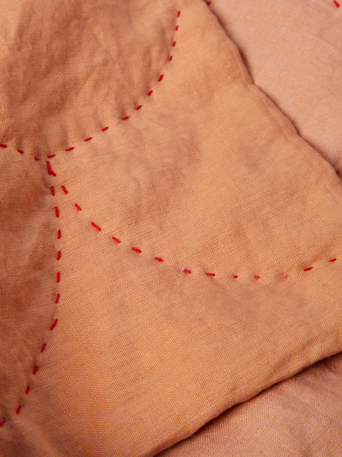 Tuck It In - Hand-Embroidered Linen Quilt -  - ABASK