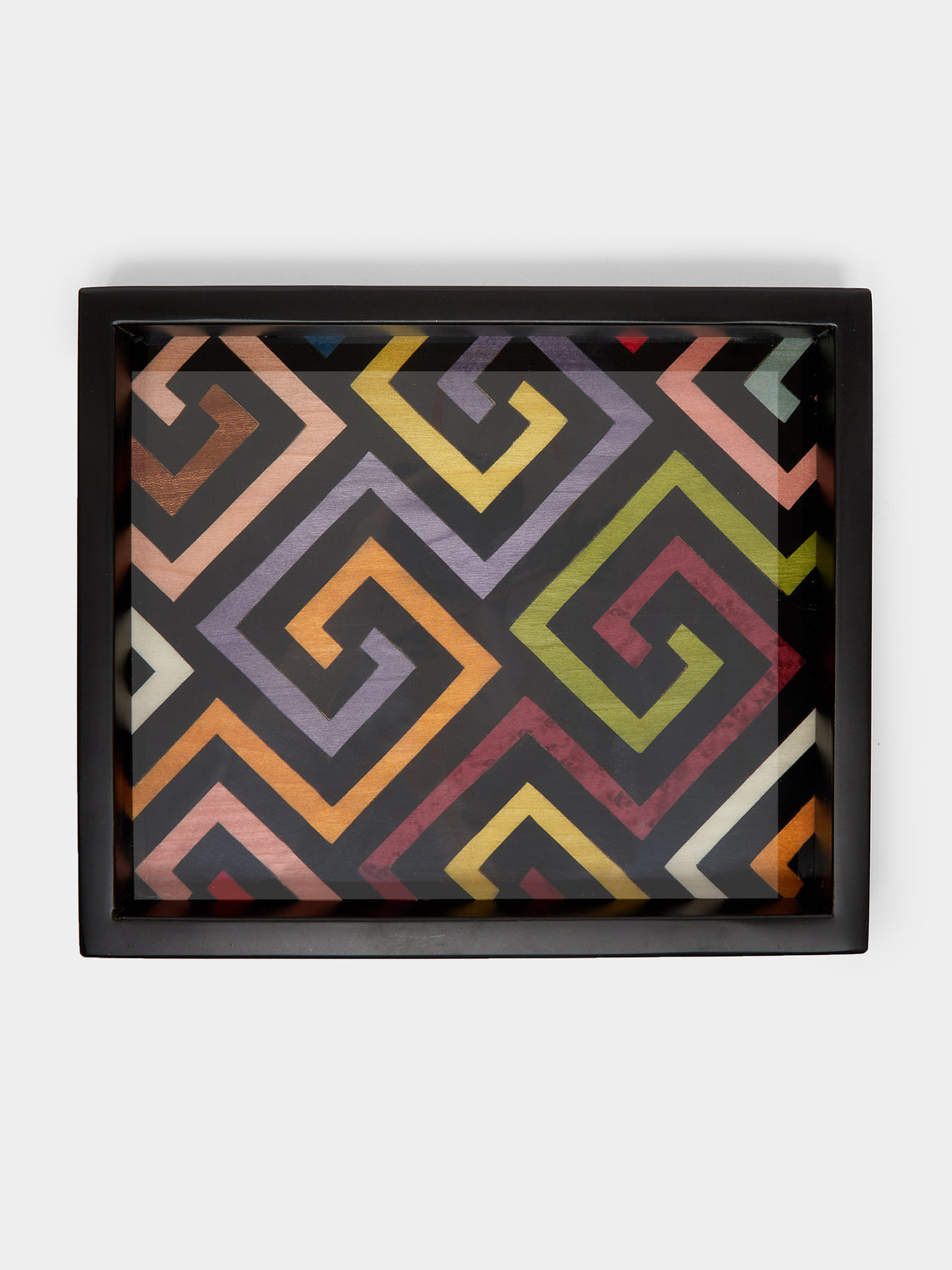 Biagio Barile - Labyrinth Wood Inlay Small Tray -  - ABASK - 