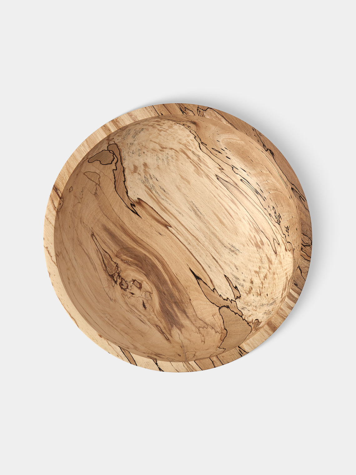 Bird & Branch - Spalted Beech Wood Tall Bowl - Natural - ABASK