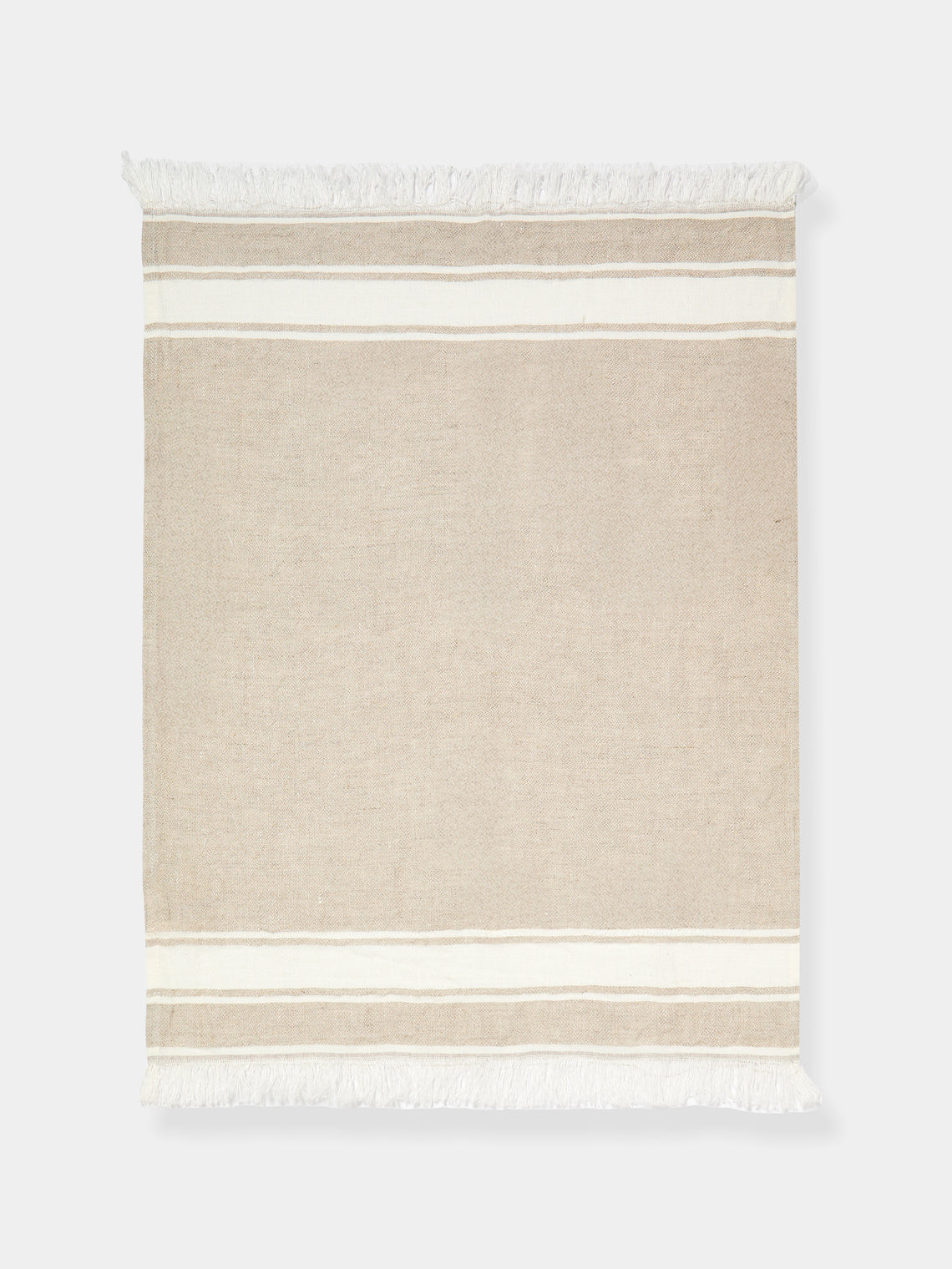 Libeco - The Belgian Linen Fouta Towel - Beige - ABASK
