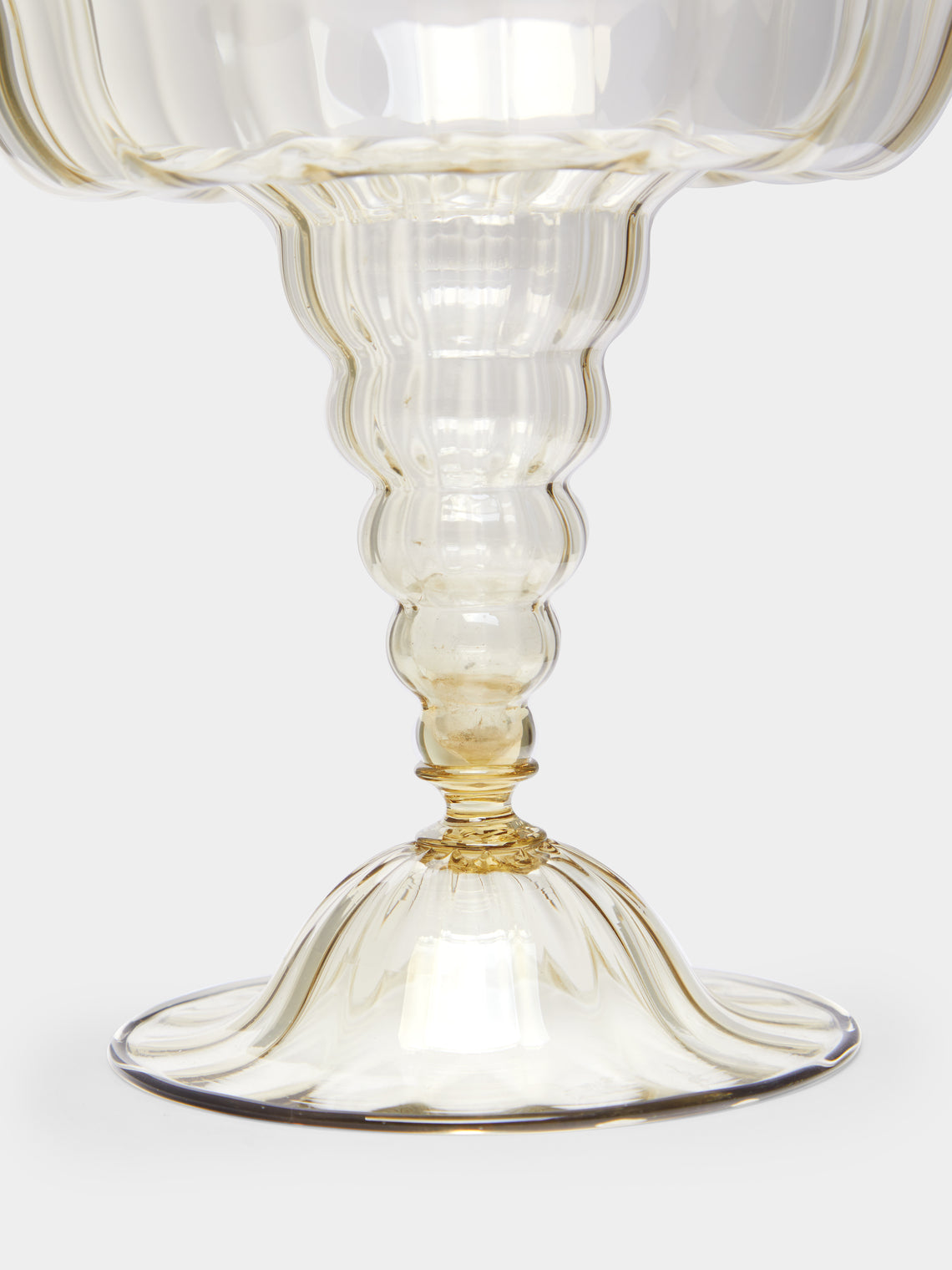 Antique and Vintage - 1920s Fratelli Toso Murano Glass Footed Bowl -  - ABASK