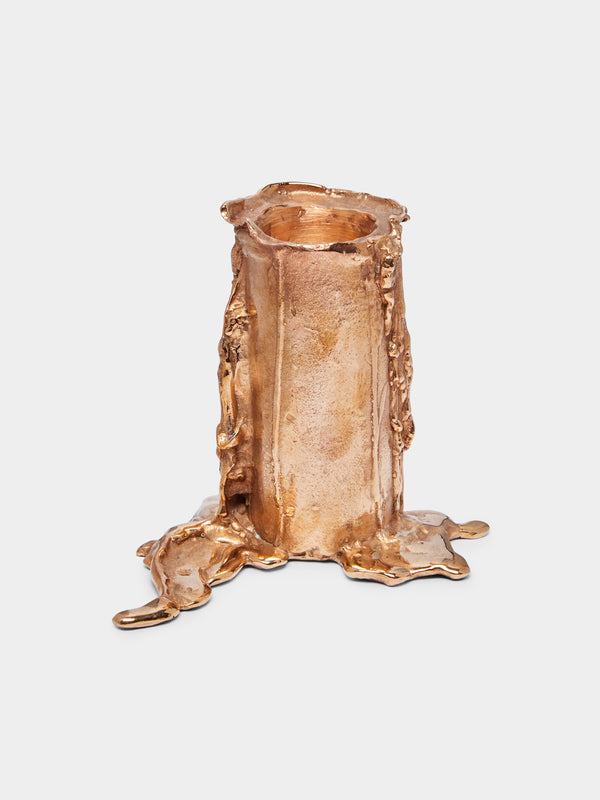 Osanna Visconti - Melted Hand-Cast Bronze Candle Holder -  - ABASK - 