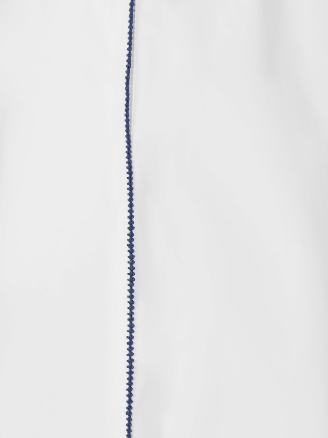 Sebline - Stitch Hand-Embroidered Cotton Pajama Trousers | Size: M - White - ABASK