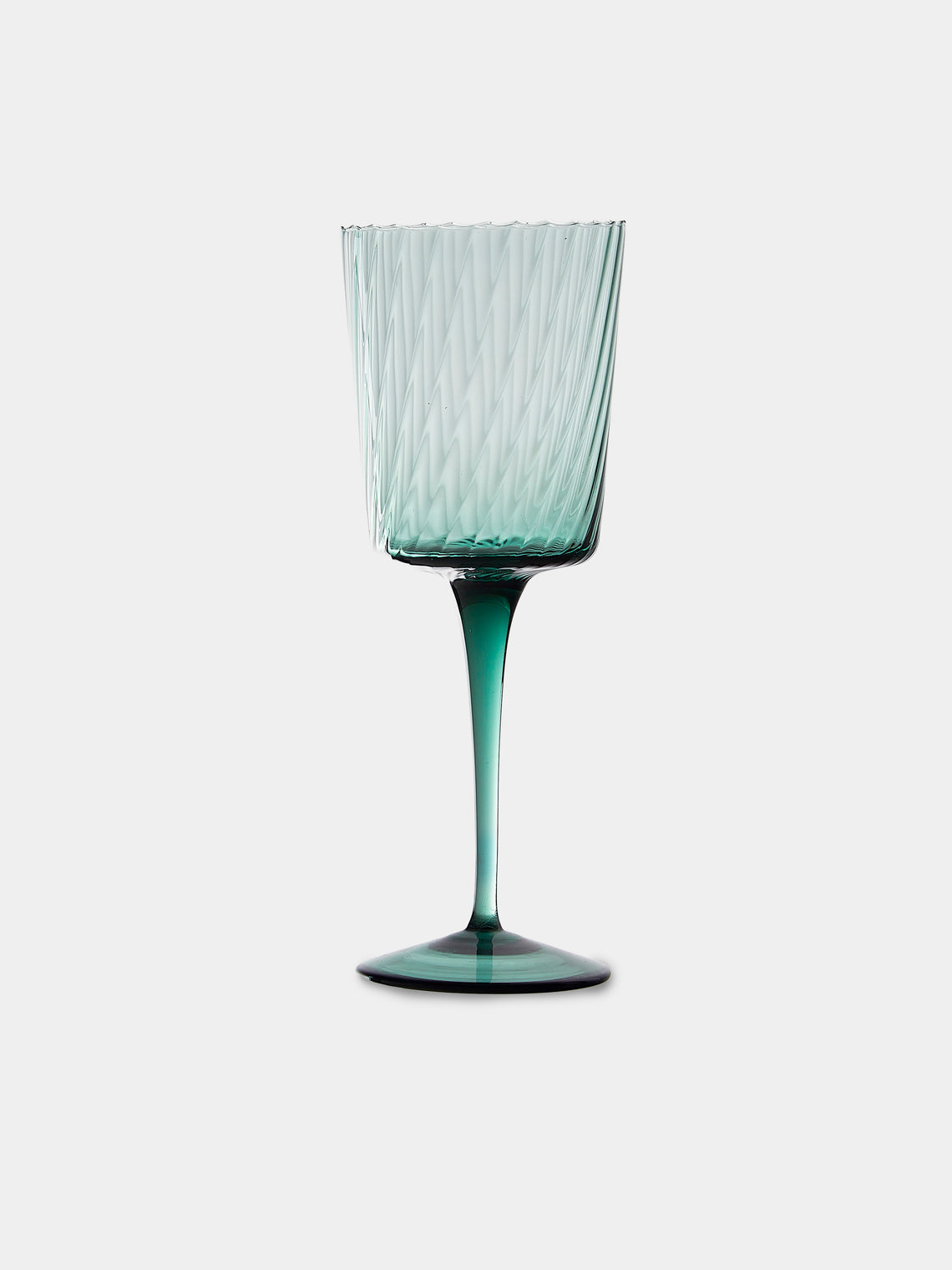 Mun Deluxe Brand Venezia - Torsé Hand-Blown Glass Wine Glasses (Set of 6) - Multiple - ABASK