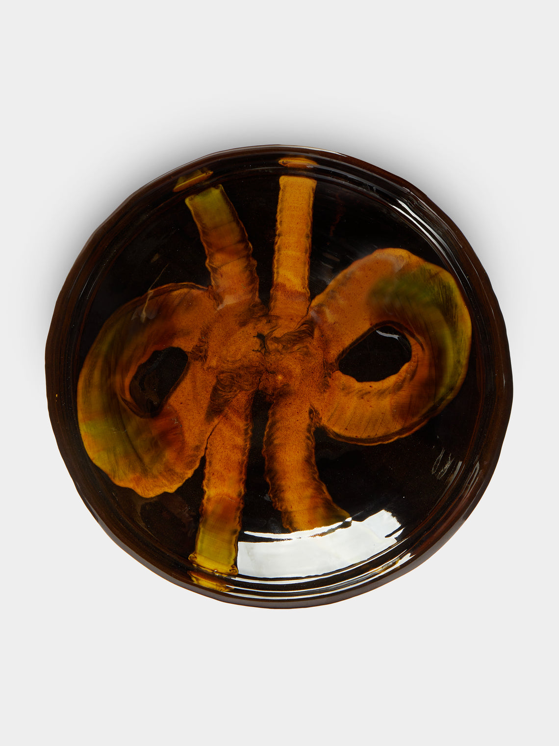 Mike Parry - Slipware Large Salad Bowl -  - ABASK