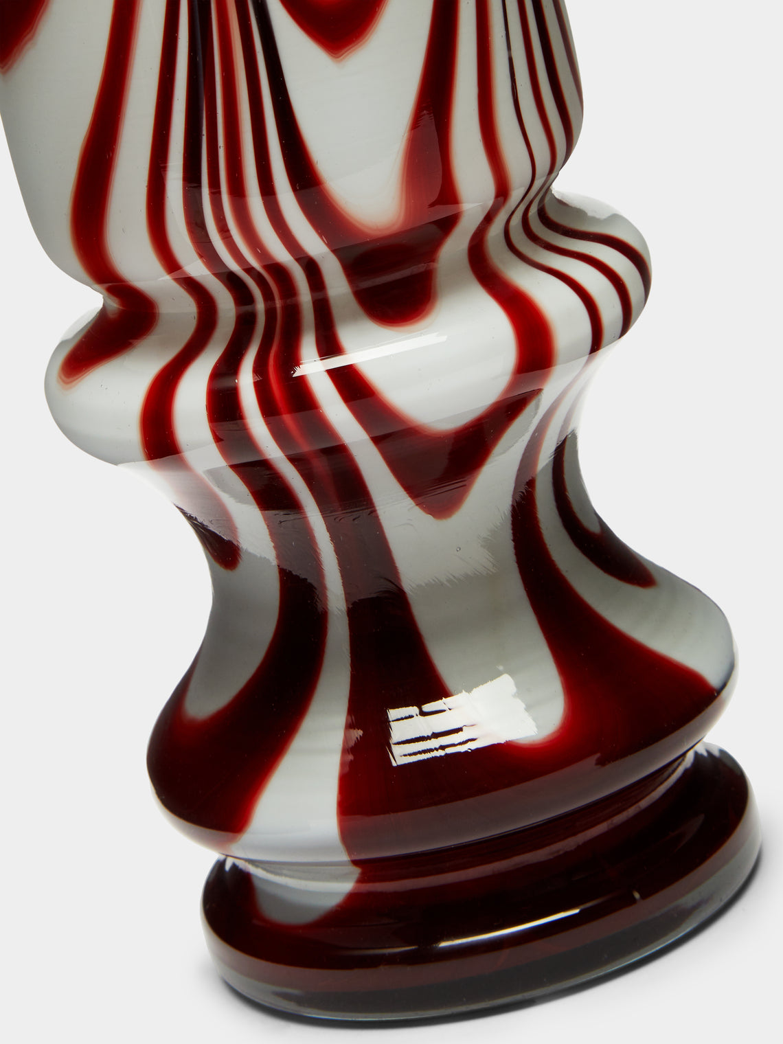Antique and Vintage - Mid-Century Marbled Glass Vase -  - ABASK