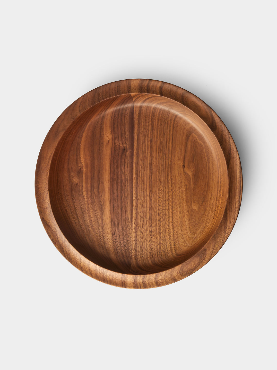De Jong & Co - Hand-Turned Walnut Serving Bowl - Brown - ABASK - 