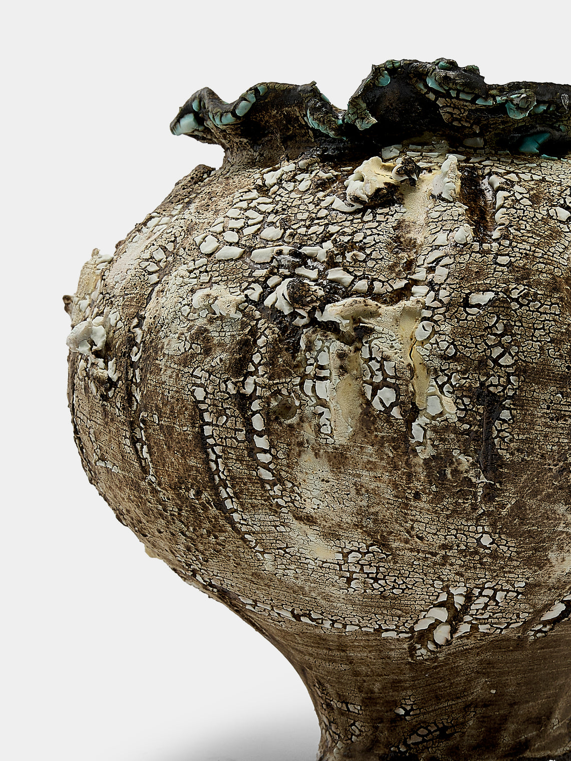 SWAY Ceramics - Poppy III Stoneware Vase - Brown - ABASK