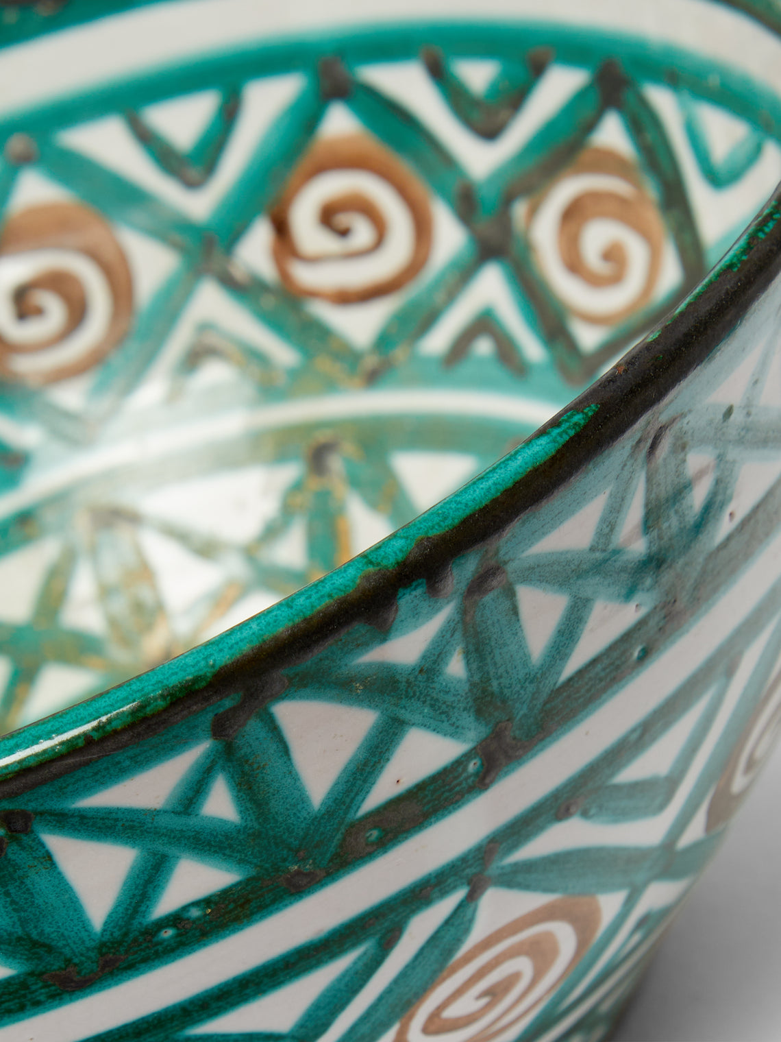 Antique and Vintage - 1950s Robert Picault Ceramic Salad Bowl -  - ABASK