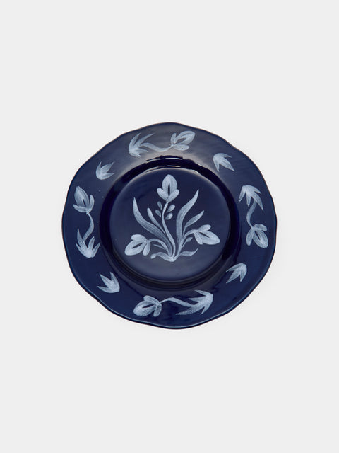 Zsuzsanna Nyul - Hand-Painted Ceramic Side Plates (Set of 4) -  - ABASK - 