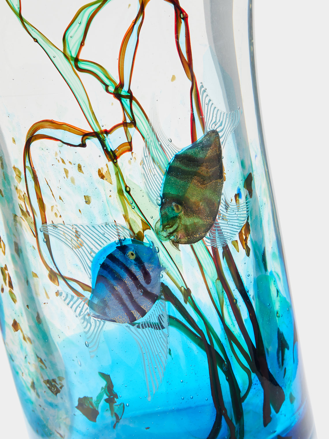 Antique and Vintage - 1950s Mazzuccato Murano Glass Aquarium Vase -  - ABASK