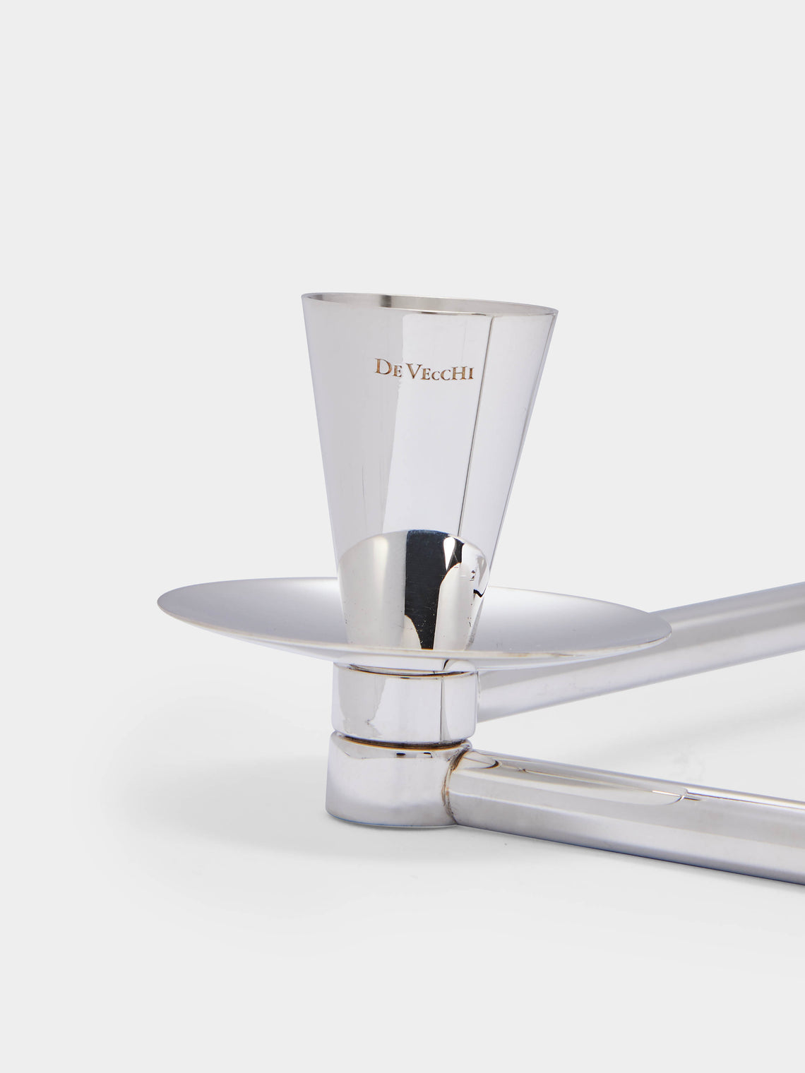 De Vecchi - T8 Snodabile Silver-Plated Candle Holder -  - ABASK