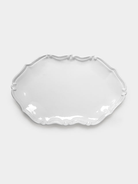 Astier de Villatte - Régence Hand-Glazed Ceramic Large Oval Platter -  - ABASK - 