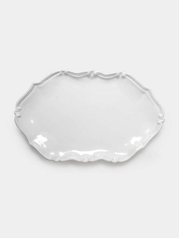 Astier de Villatte - Régence Hand-Glazed Ceramic Large Oval Platter -  - ABASK - 