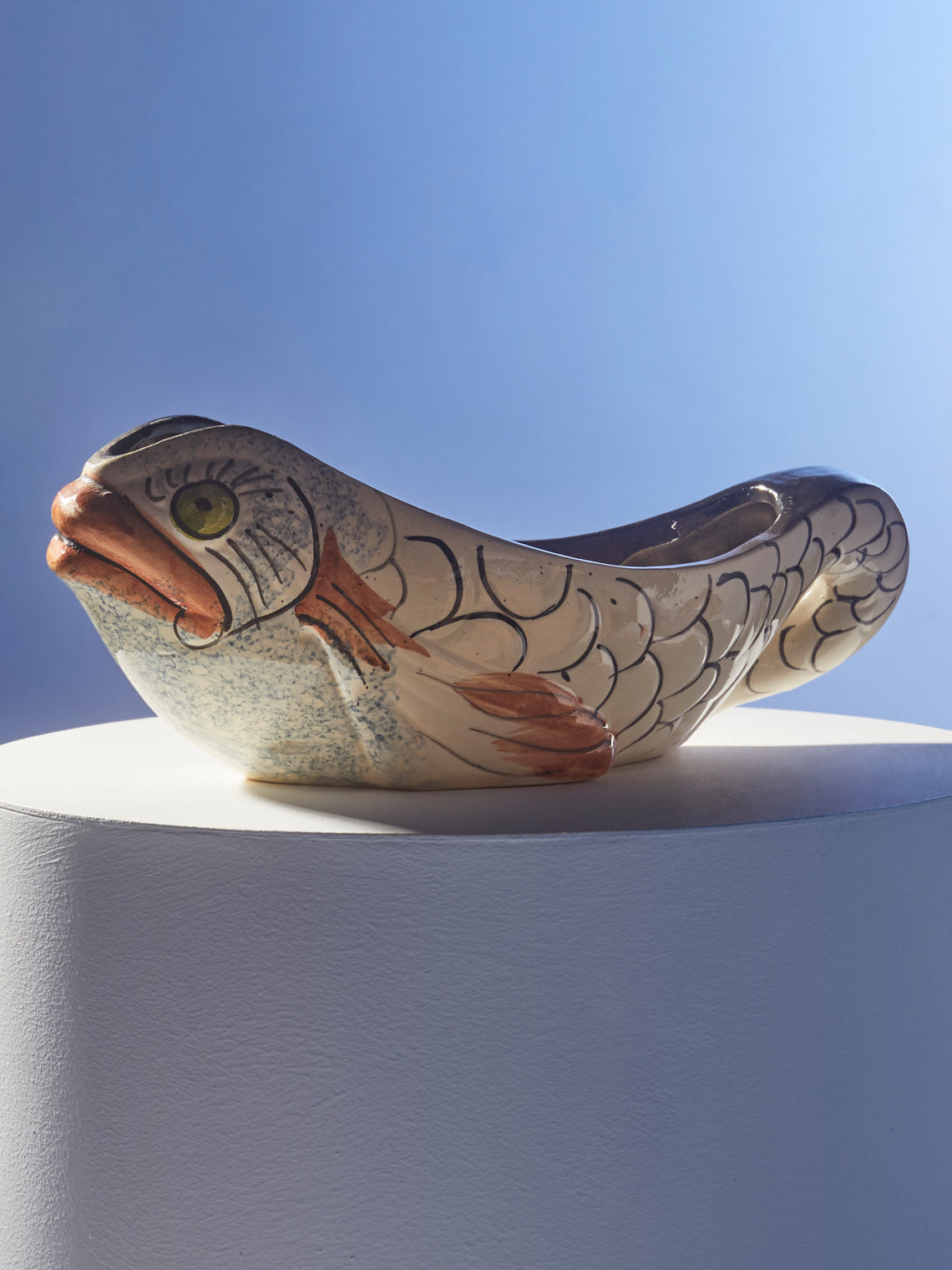 Antique and Vintage - 1950s Fish Ceramic Saucier -  - ABASK