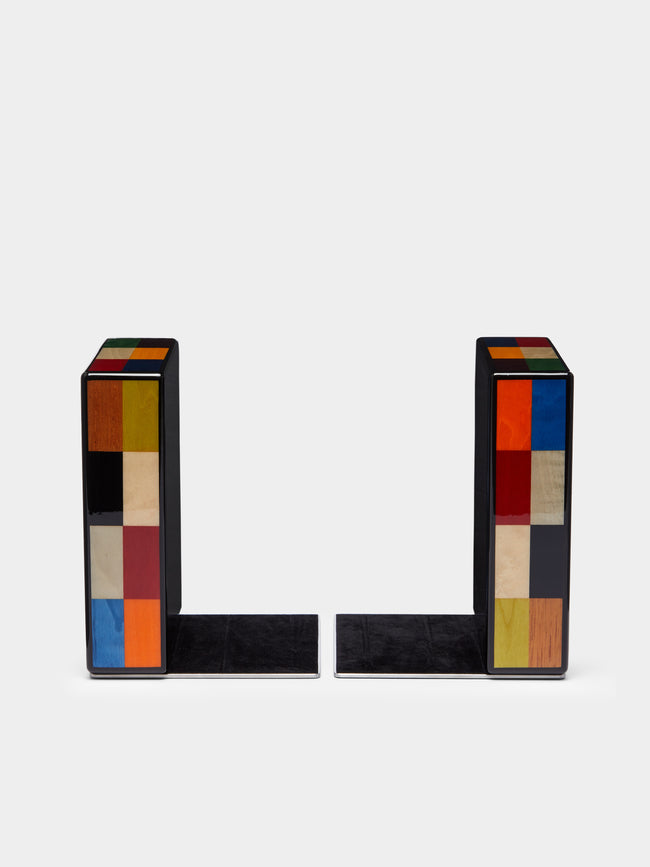 Morici - Venezia Rialto Wood Inlay Bookends -  - ABASK - 