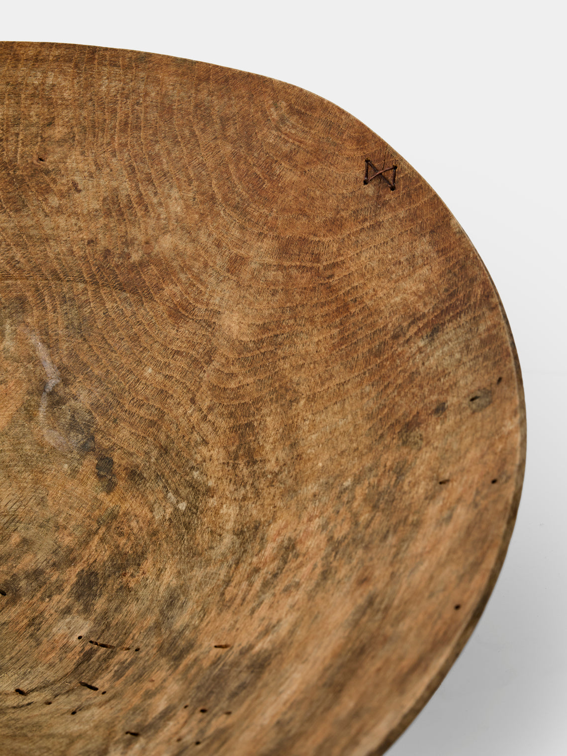 Iida Woodturning - Hand-Turned Oak Earth-Finish Bowl - Brown - ABASK