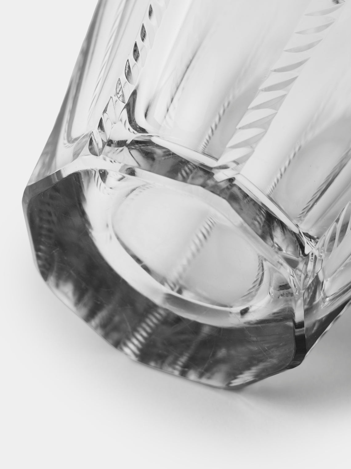 Antique and Vintage - 1950s Italian Crystal Decanter - Clear - ABASK