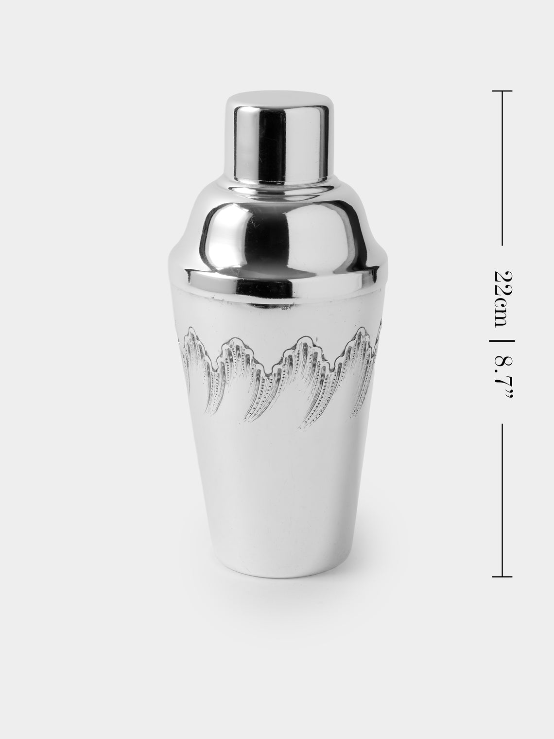 Antique and Vintage - Mid-Century Silver-Plated Cocktail Shaker - Silver - ABASK