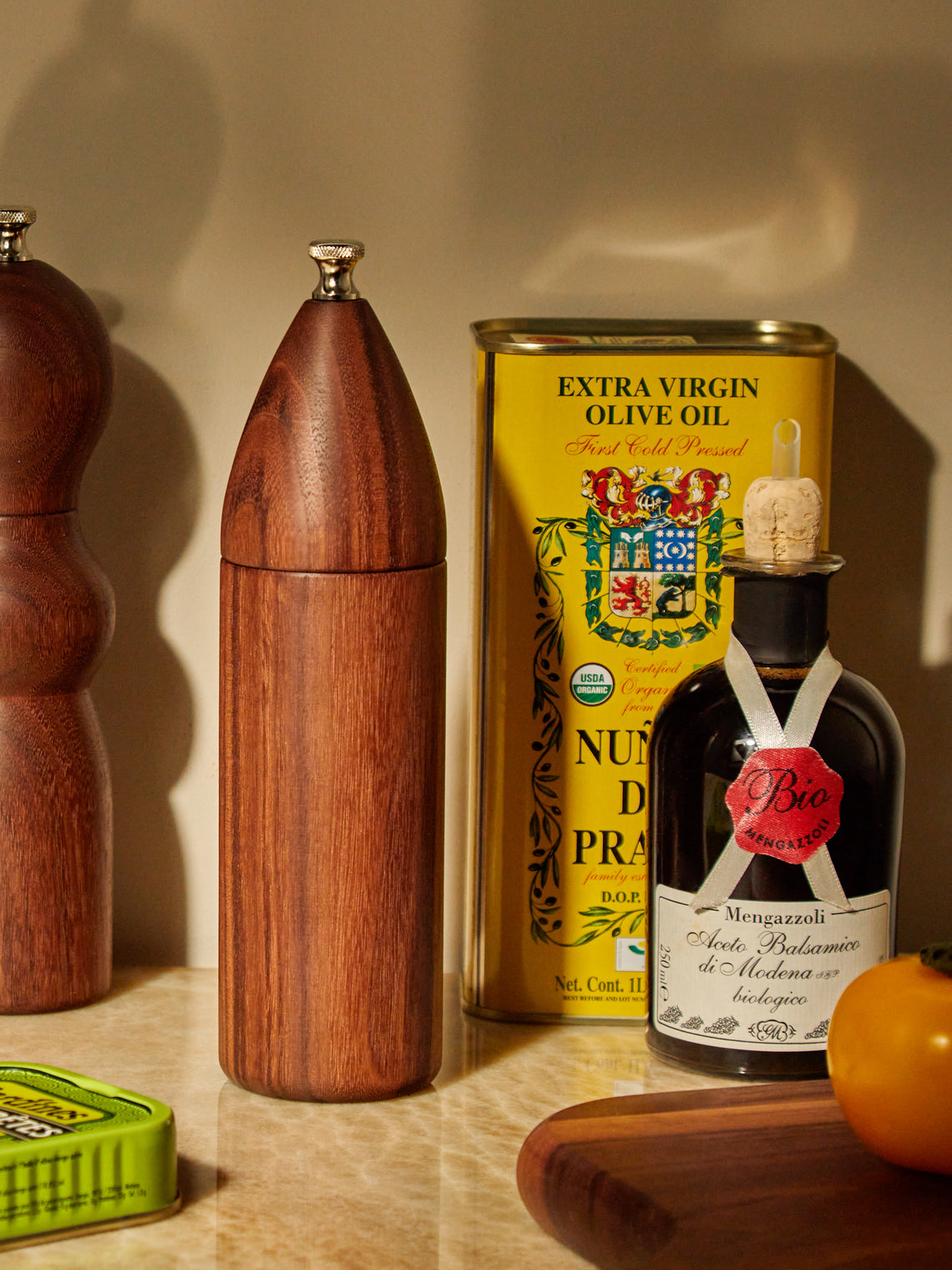 De Jong & Co - Pencil Hand-Turned Walnut Salt Mill -  - ABASK