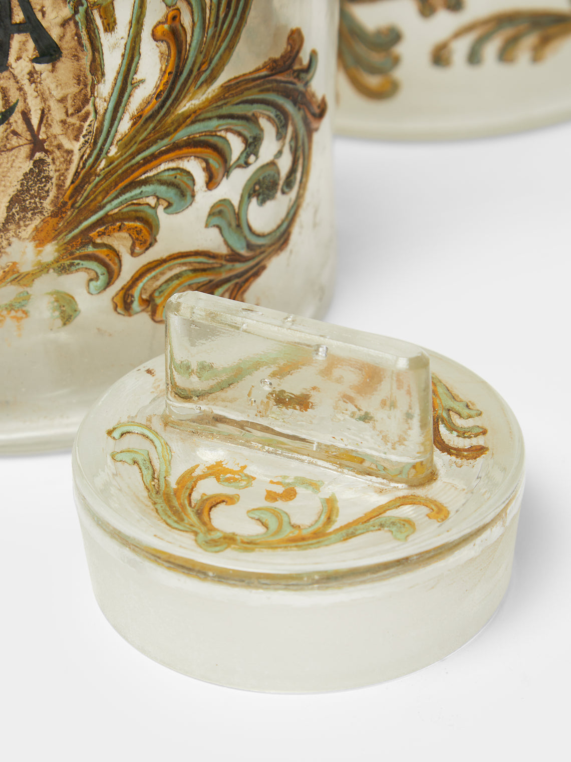Antique and Vintage - 18th-Century Italian Glass Apothecary Jars (Set of 5) -  - ABASK