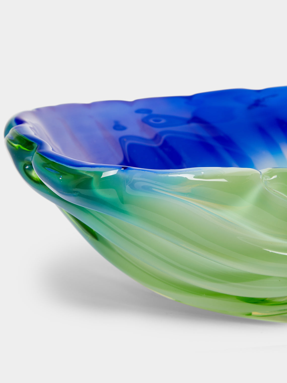 Antique and Vintage - 1950s Seguso Shell Glass Bowl -  - ABASK