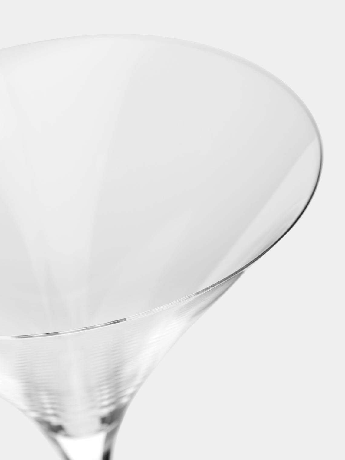 Lobmeyr - Ambassador Hand-Blown Crystal Martini Glass (Set of 2) - Clear - ABASK