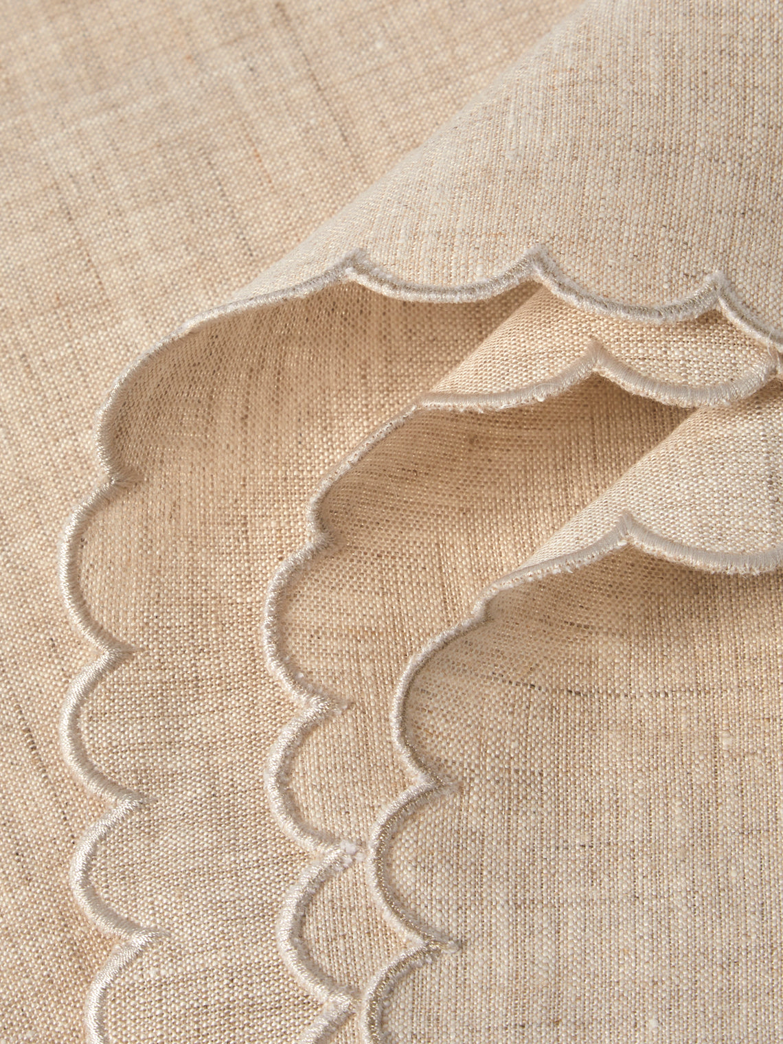 Los Encajeros - Bilbao Linen Napkins (Set of 4) - Natural - ABASK