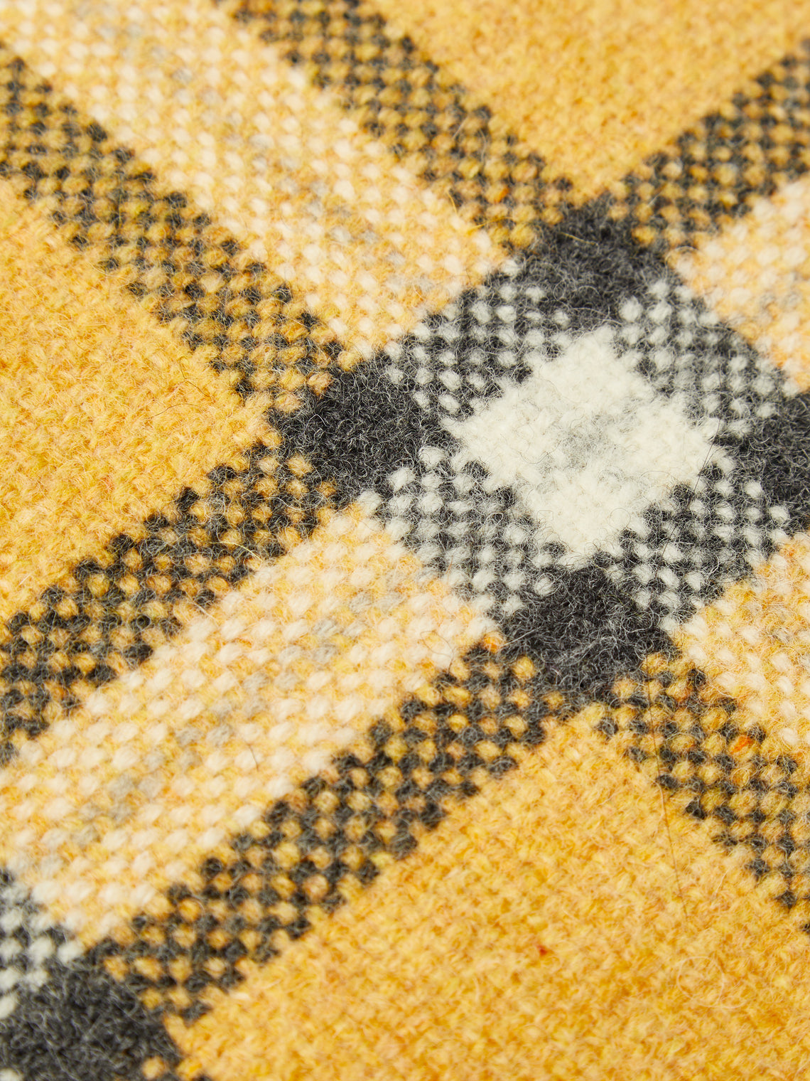 Hollie Ward - Archthine Handwoven Shetland Wool Check Cushion -  - ABASK