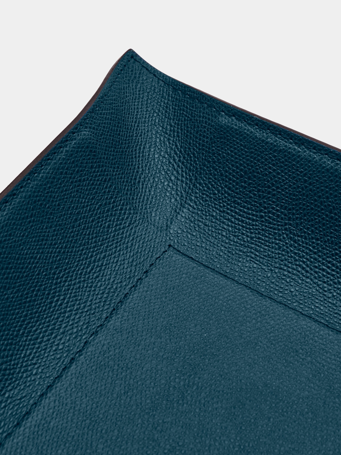 Giobagnara - Jack Leather Extra Large Rectangular Valet Tray - Blue - ABASK