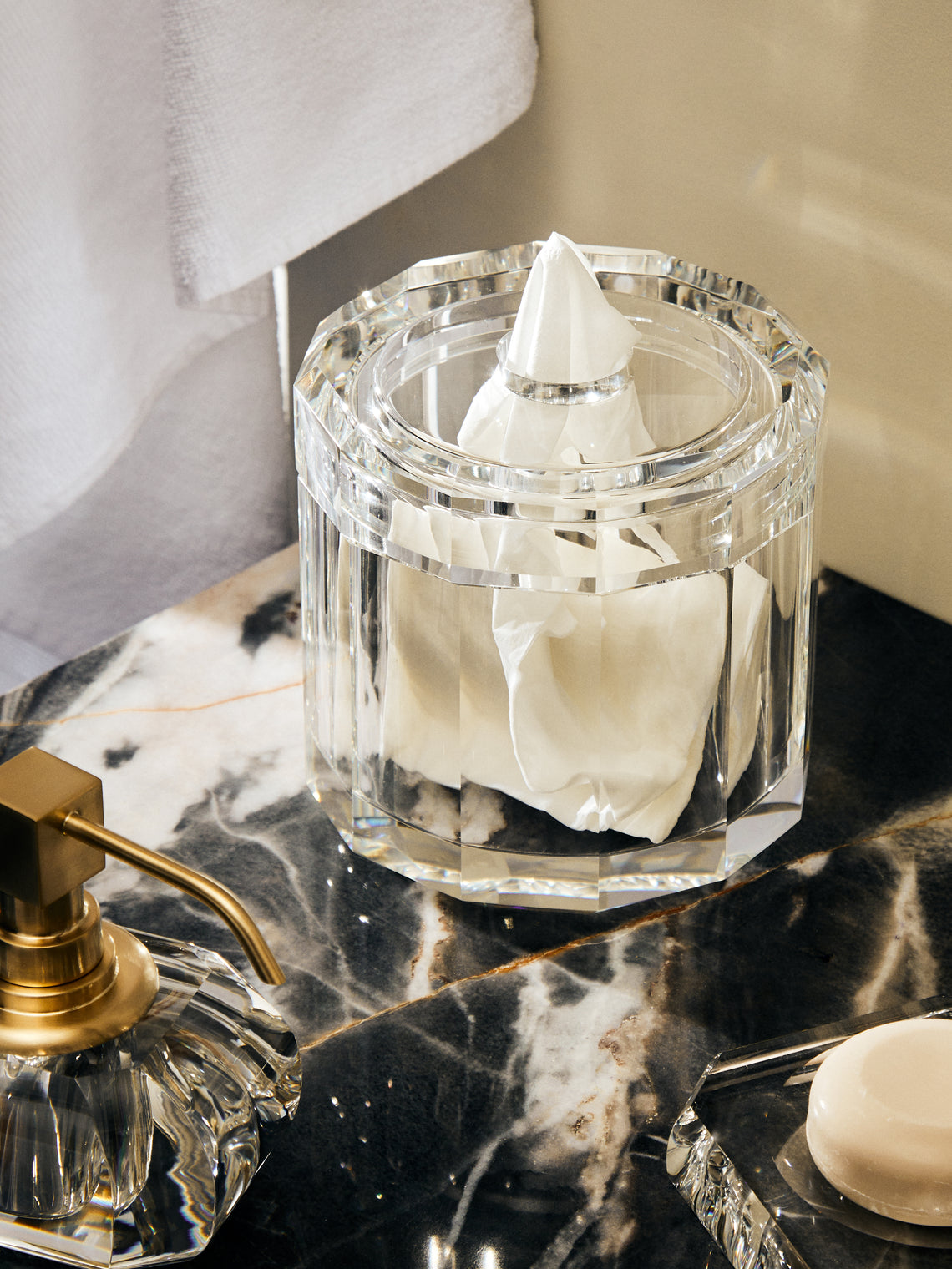 Decor Walther - Cut Crystal Tissue Box -  - ABASK