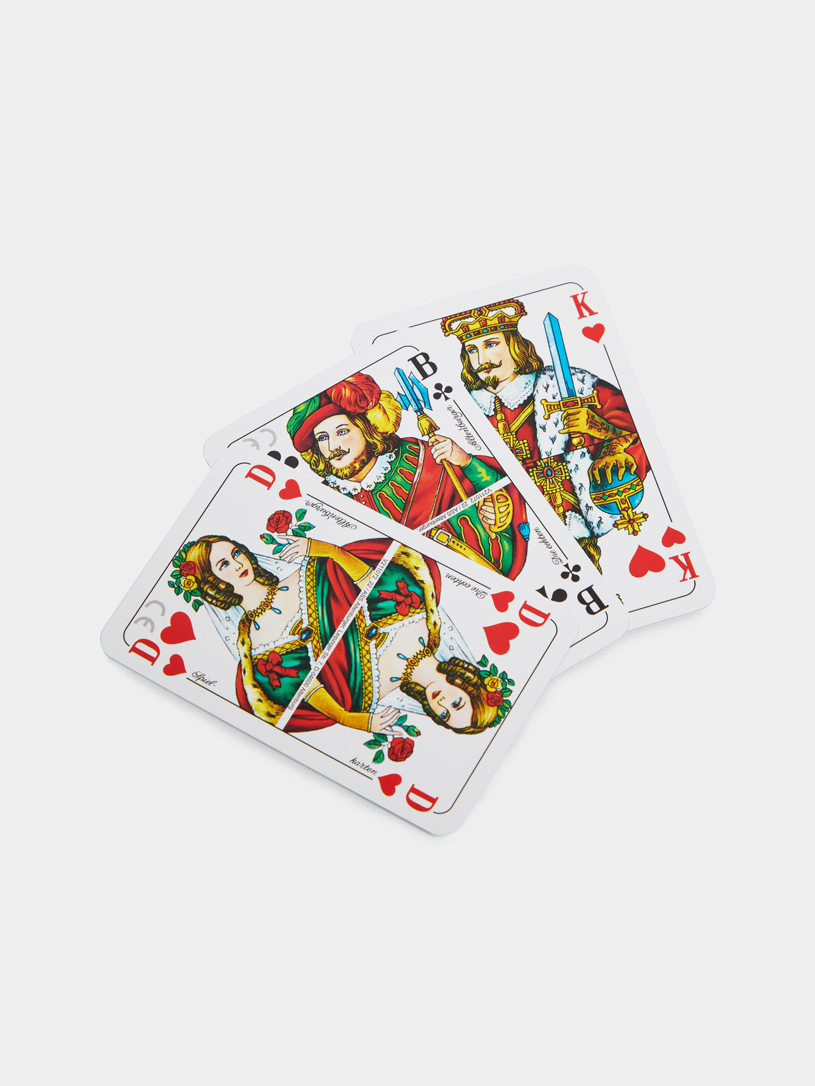 F. Hammann - Leather Playing Cards Set -  - ABASK