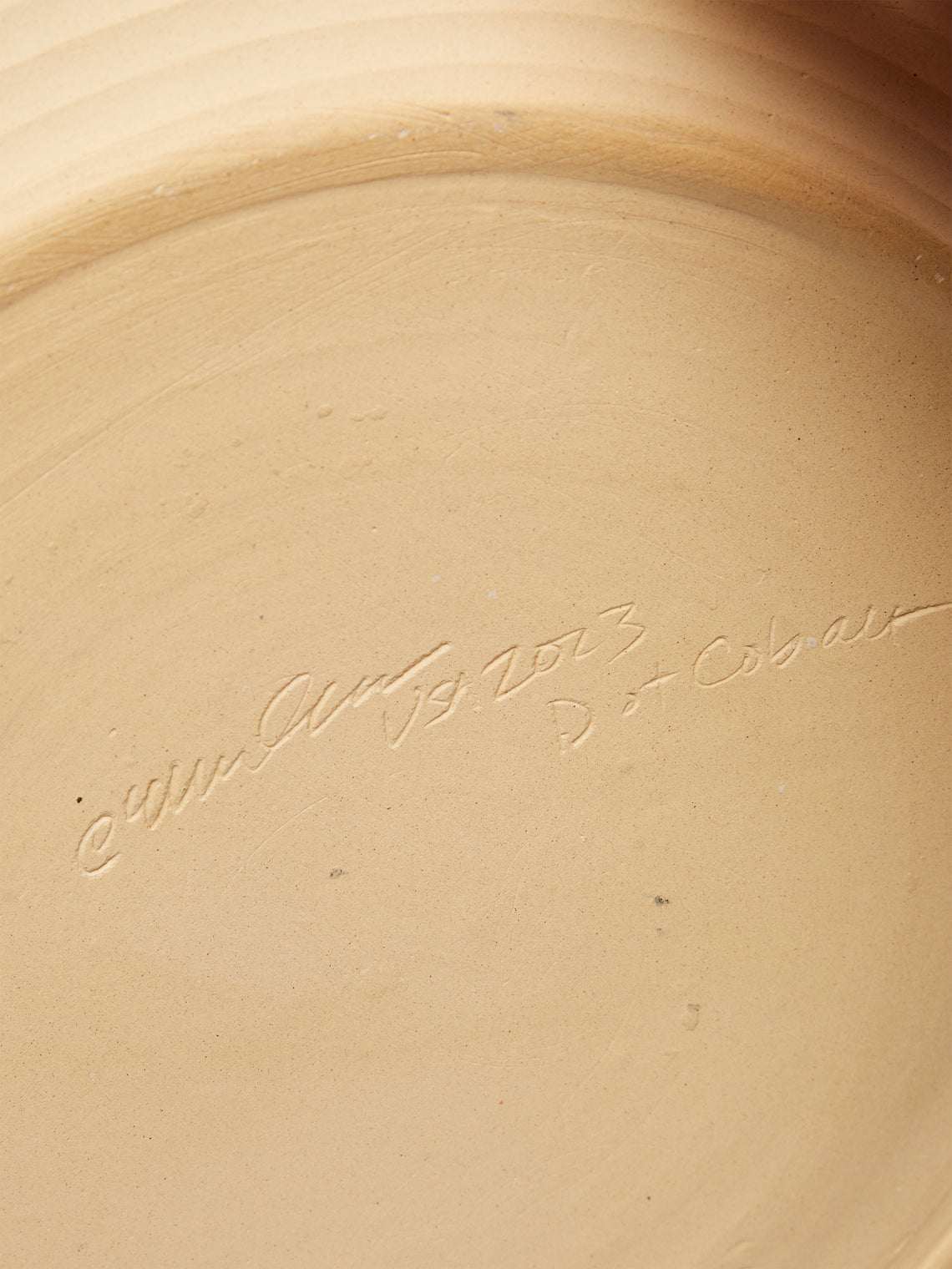 Terrafirma Ceramics - Hand-Printed Ceramic Dinner Plates (Set of 4) -  - ABASK