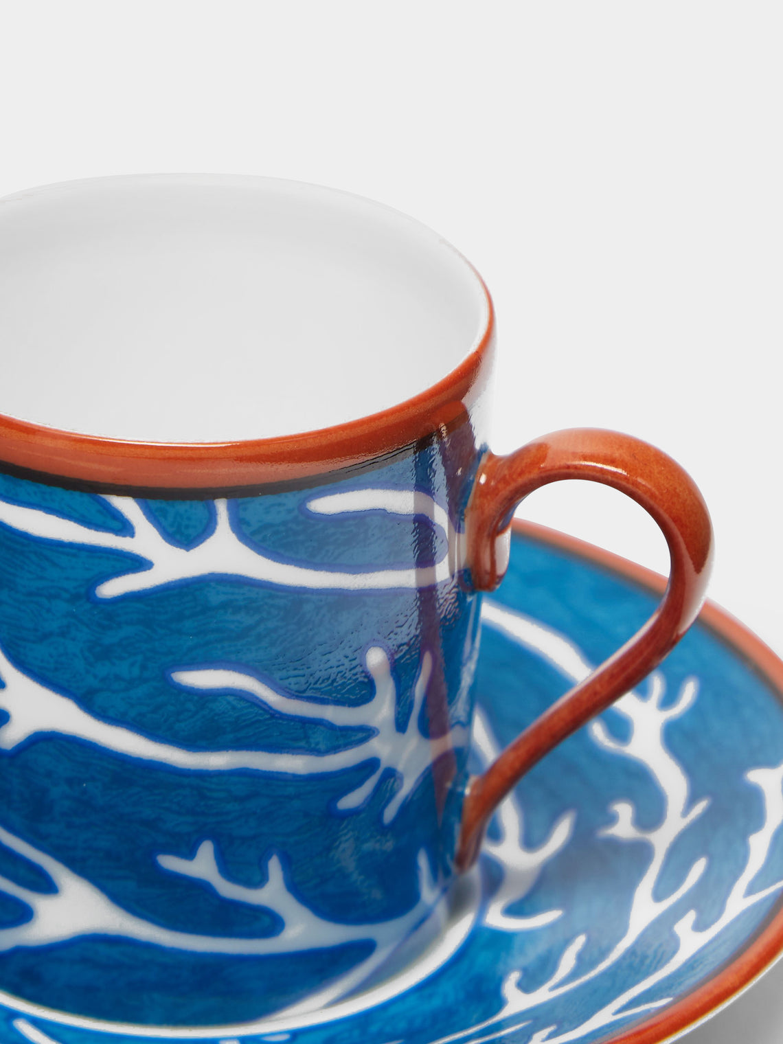 Pinto Paris - Lagon Porcelain Coffee Cup and Saucer -  - ABASK